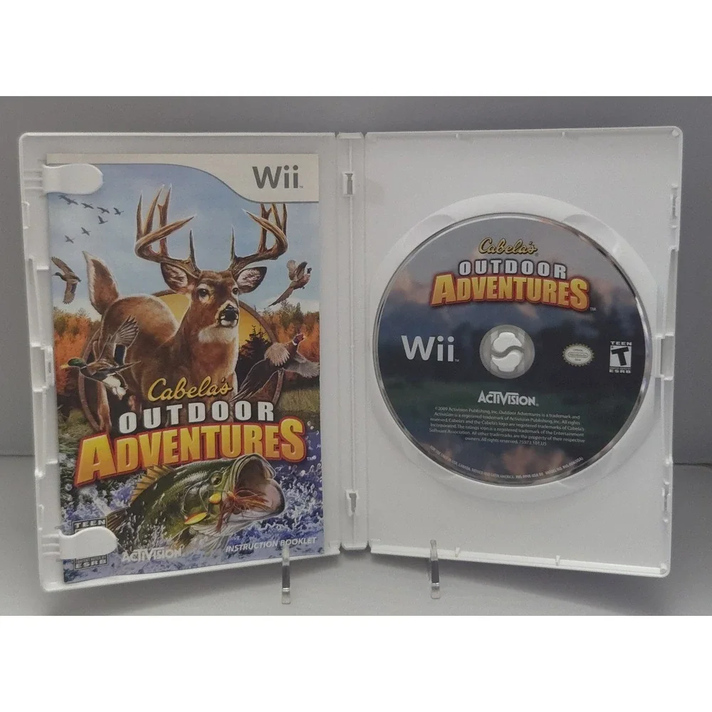 Cabela's Outdoor Adventures - Nintendo Wii 2009 - Complete in Box (CIB) - Tested
